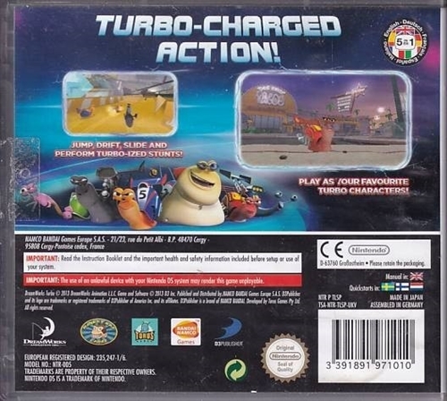 Turbo Super Stunt Squad - Manual Mangler - Nintendo DS (B Grade) (Genbrug)